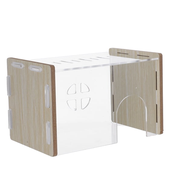 SEWCHICS Hamster Hideaway Shelter Acrylic Decorative Piece 1Pcs