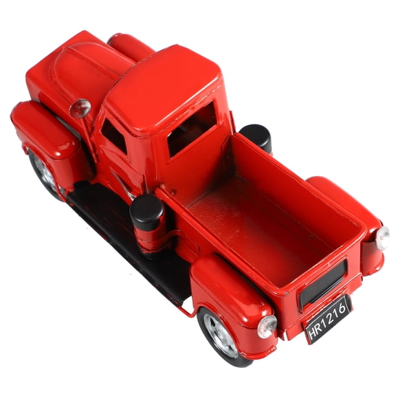 Worgeous Vintage Small Car Model Decoration, Iron Car Ornament for Home, Office, Shelf Display