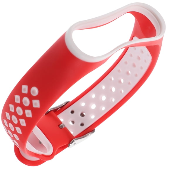 Worgeous Silicone Watch Strap for Smartwatch Most Wrists-Compatible with Mi Band 3