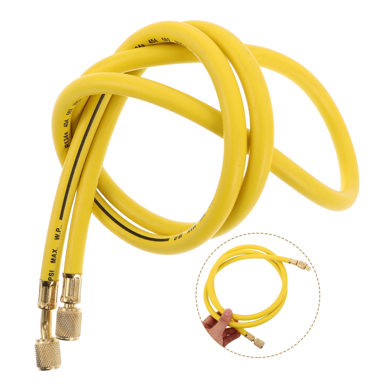 Worgeous Soft Bendable Refrigerant Filling Hose Car Air Conditioner Charging Tube for HVAC Systems in Car and Home Applications