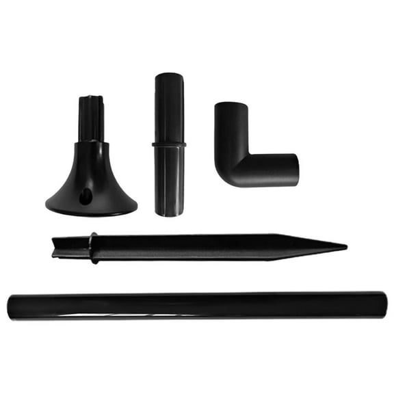 Worgeous Black Solar Light Round Post Poles Replacement for Outdoor Lanterns and Garden Lights