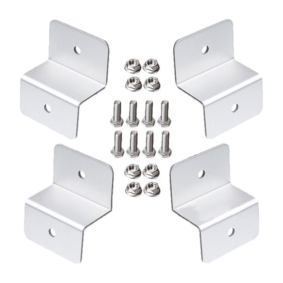 Worgeous Solar Panel Mounting Bracket Aluminum Material Boat Solar Panel Rack Easy To Install