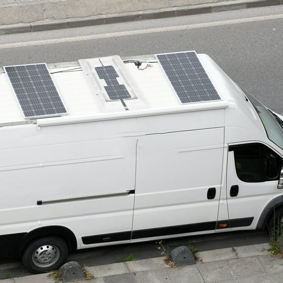 Worgeous  Solar Panel Support Adjustable Mounting Bracket Aluminum White