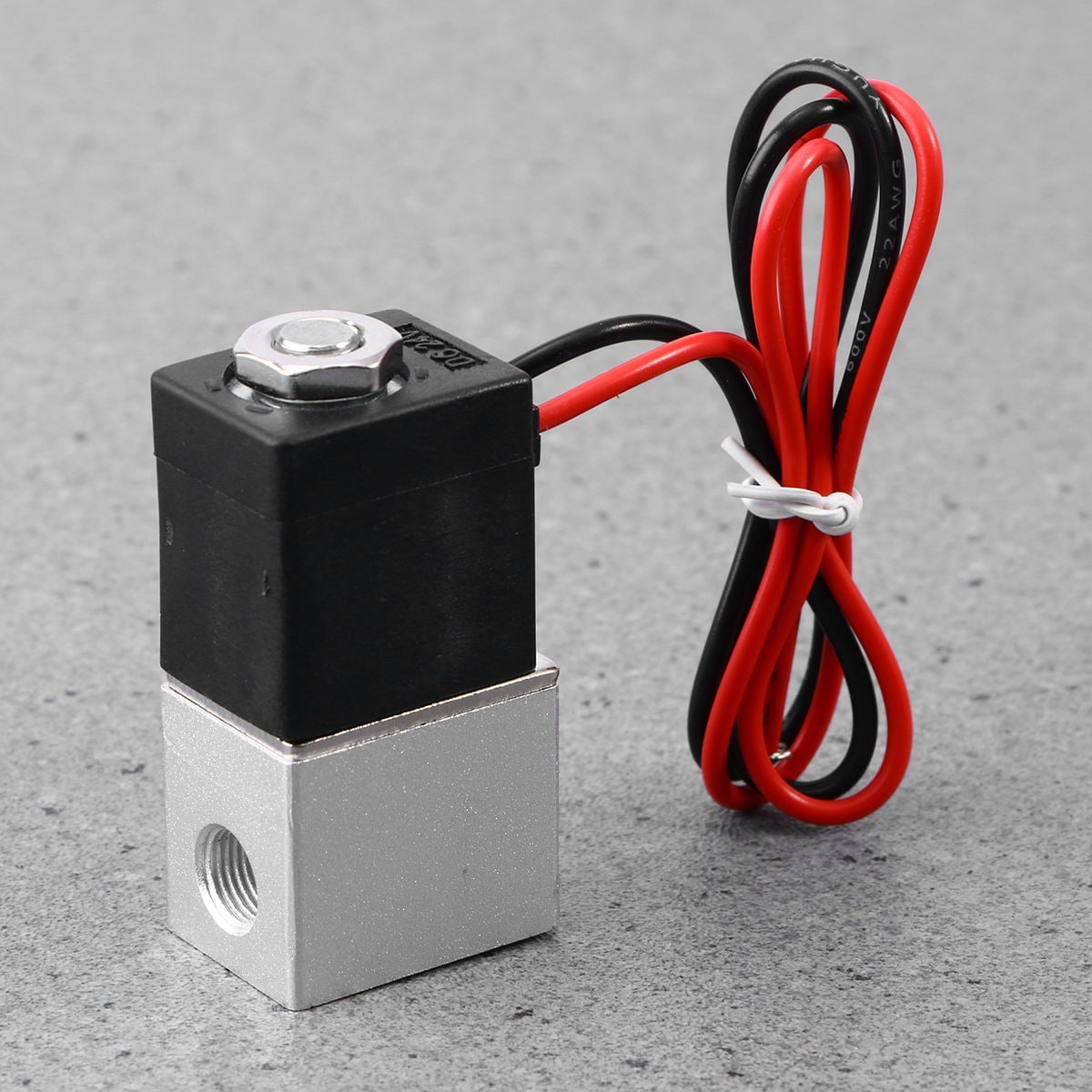 Solenoid Valve 1/4" 24V AC - Electronic Shut-Off SV Kit For Aquatec Pumps, RO Systems, KSD Brand