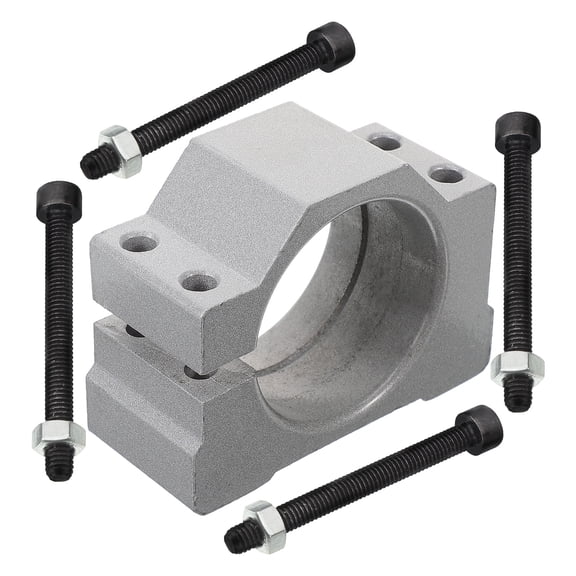 Worgeous Spindle Motor Rack Mount Drill Press Accessory Holder 9.00X6.40X3.80CM Silver