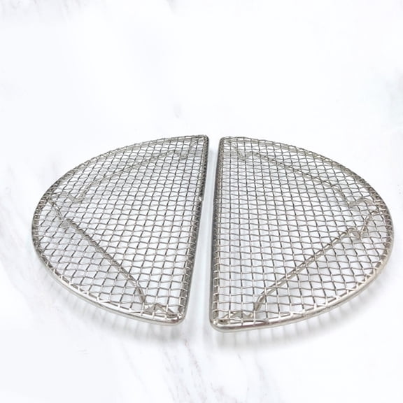 CIMAXIC Grill Round Nets Barbecue Grill Mat Stainless Steel 1Pack