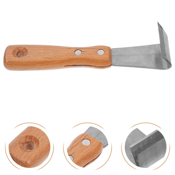 COSMOBETTY Debarking Hand Tool Wood Ergonomic Handle 1Pack 7.7X1.8X1.6In