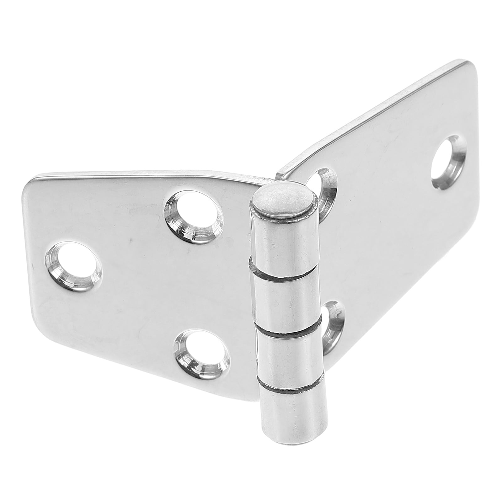 2-Pack Marine Grade 316 Stainless Steel Rounded Hinges | 64mm Diameter Boat Cabin Door Hardware, Corrosion Resistant