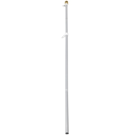 Worgeous Stainless Steel Flagpole Decorative Outdoor for outside House