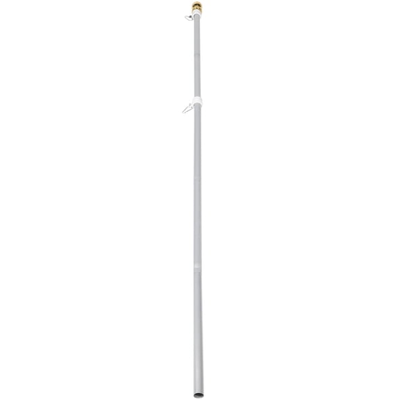 Worgeous Stainless Steel Flagpole Decorative Outdoor for outside House