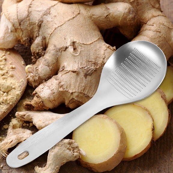 Worgeous  Stainless Steel Ginger Crusher Multifunctional Garlic Spoons