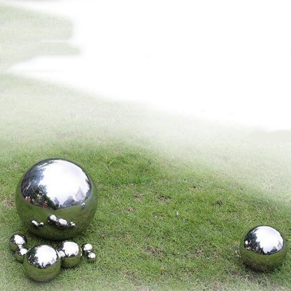 Phenofice Decorative Steel Balls Silver For Office Space Decorations 1Set 4.7In