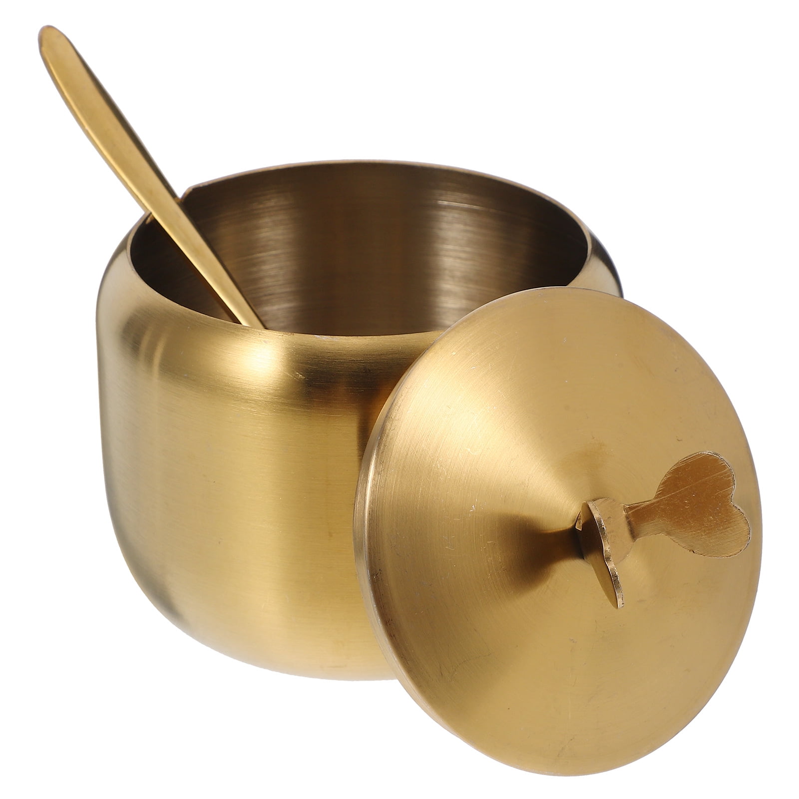 Worgeous Stainless Steel Seasoning Containers Set With Lid Spoon ...