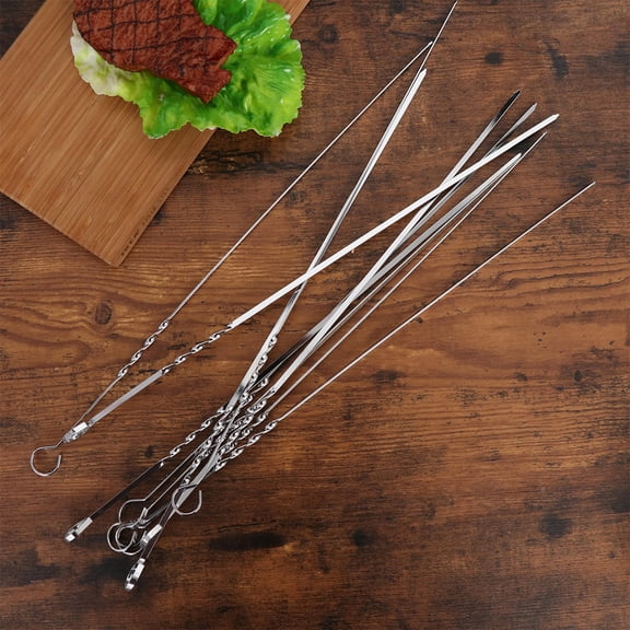 Phenofice BBQ Sticks Stainless Steel 20Set 16.5x1.2x0.4In