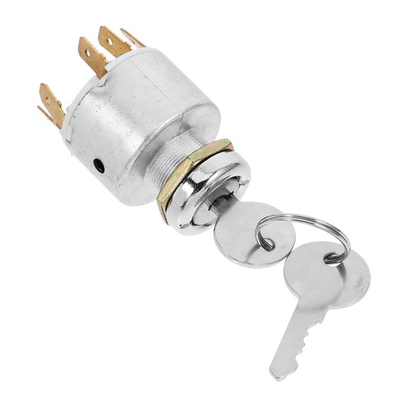 RENACLIPY Car Ignition Switch Replacement Iron Vehicle Ignition Switch 1 Set Compatible with Multiple Models