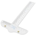 thumbnail image 1 of Worgeous T Shape Drafting Ruler Double Side Scale Ruler Transparent Plastic T Shape Ruler, 1 of 8