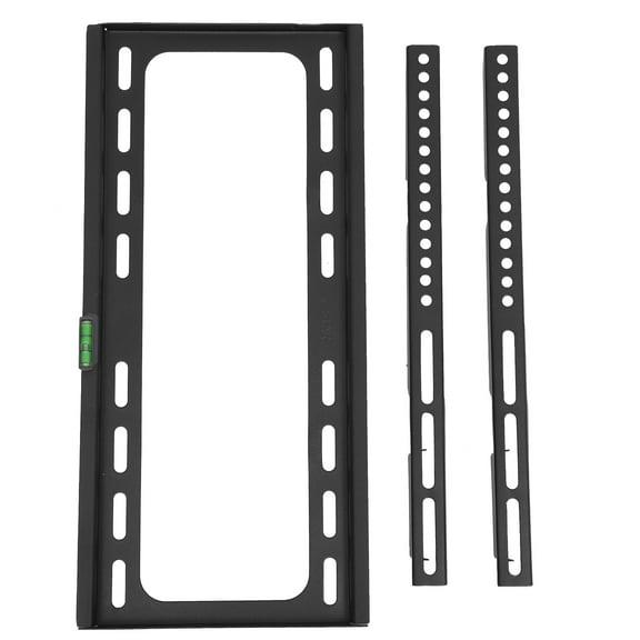HOOWIFFY Universal Black TV Wall Mount Bracket Easy Installation Space Saving Design for Living Rooms and Bedrooms