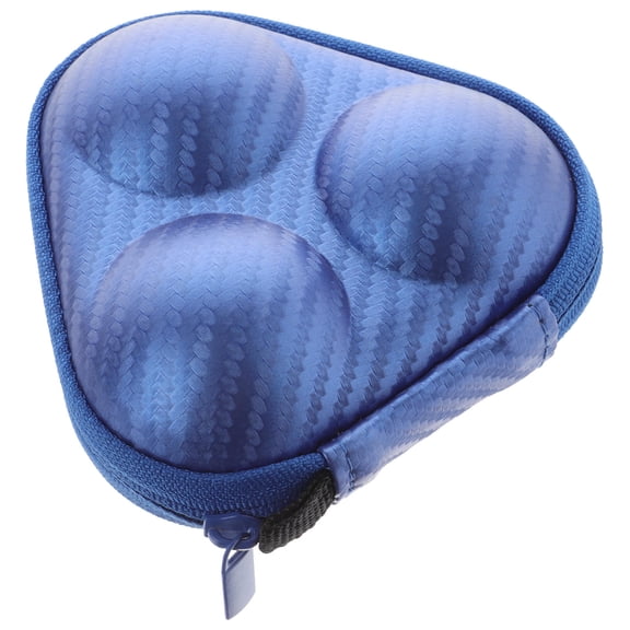 Worgeous  Table Tennis Storage Bag Balls Holder Container Sports Blue