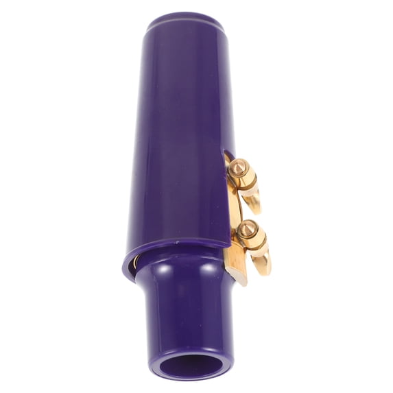 Alto Saxophone Mouthpiece with Unique Blue Design for Sax Players Plastic Material Fits Alto Sax