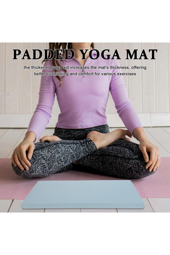 Worgeous Thick Padded Yoga Mat For Exercise Balance Pads For Fitness Soft Pads For Yoga Ideal For Gym Workouts Yoga Training Comfortable