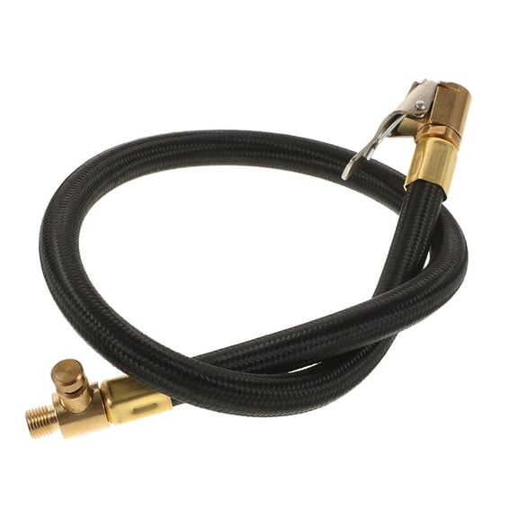 RENACLIPY Inflatable Pump Hose with Black Steel Connector for Car Tire Inflation and Air Pump Accessories