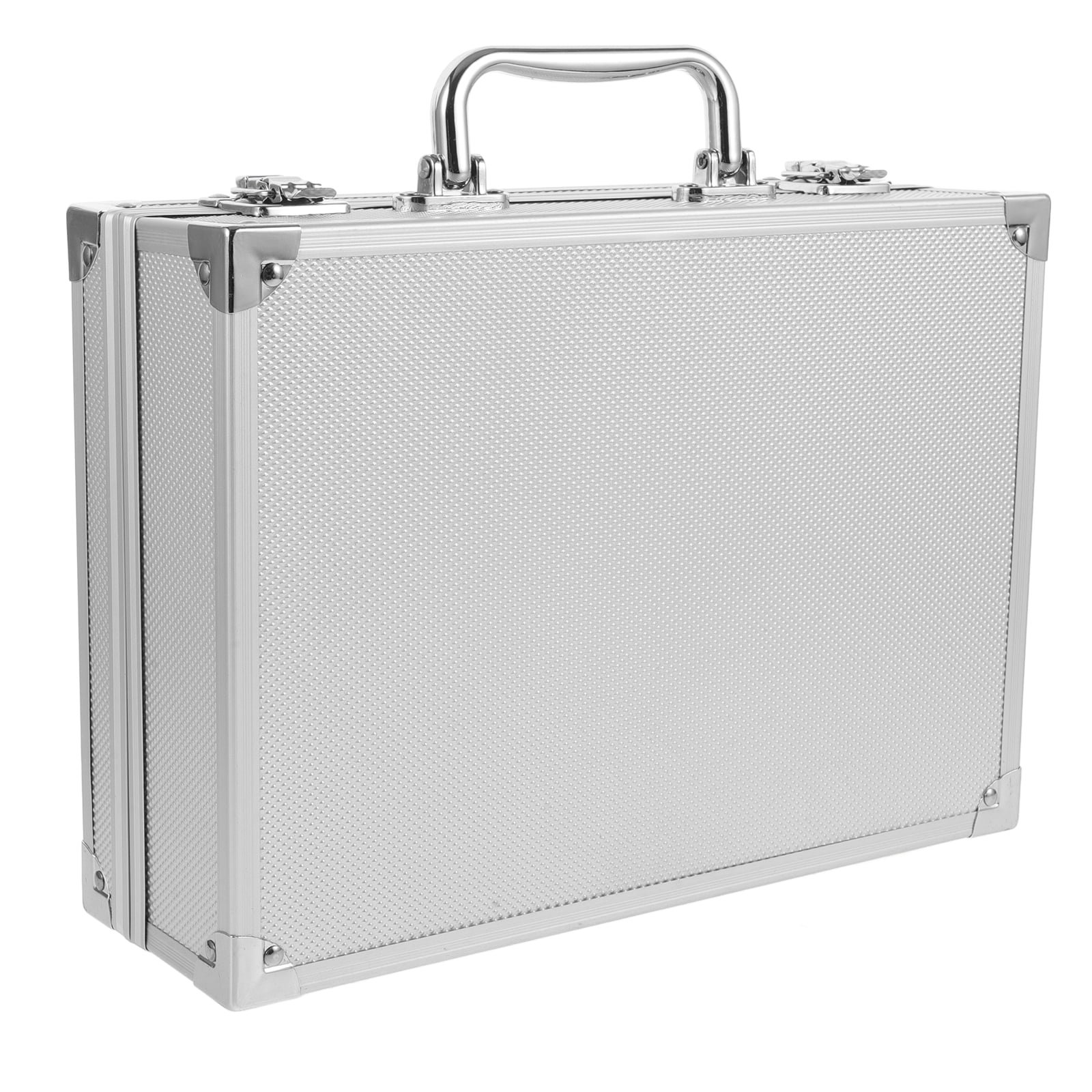 Worgeous Toolbox Bag Jumbo Case Aluminum Briefcase Silver
