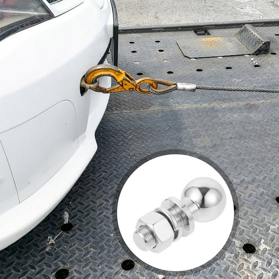 Worgeous Trailer Hitch Ball 1Pcs for ATVs Pickup Trucks and SUVs Stable Connection