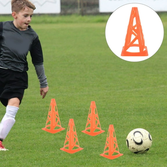 Worgeous Track Cones Marker Cones PE Orange 10Pcs