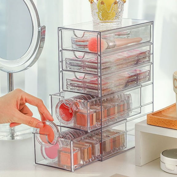 YOSADIER Transparent Drawer Organizer for School Stationery and Office Supplies, 1 Pack, Back to School Storage Solution