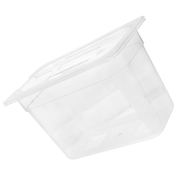 Phenofice Rectangular Shape Transparent PC Slow Cooking Container 1Pcs 12.8X10.4X7.9In