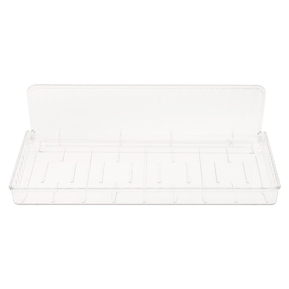 Worgeous Wall Shelf Wall Mount Organizer Transparent Plastic 1Pack 9.24X4.05X2.67in