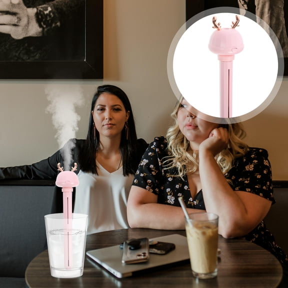 COSMOBETTY Mini Humidifier Stick Pink 1Set With Nanometer Atomization Technology