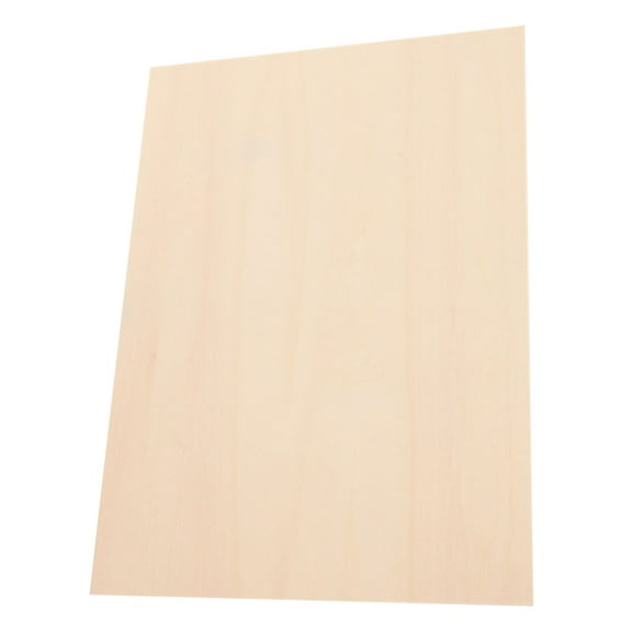 Worgeous  Unfinished Wood Crafts Plywood Blank Particle Board Panel Lumber Plank Student Beige