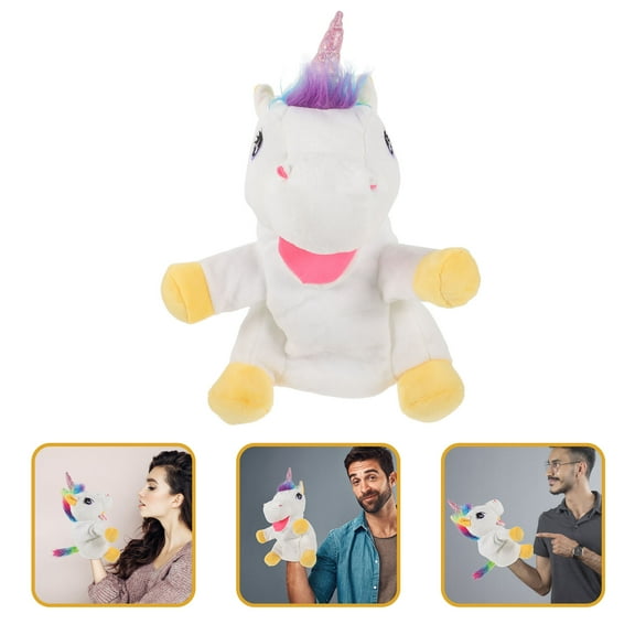 Worgeous  Unicorn Hand Puppet Safe Natural Material Elastic