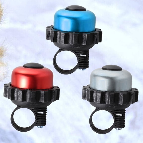 Worgeous Vintage Bike Bell Set of 3 Assorted Colors for Standard Mountain Road Bikes Made of Aluminum Alloy