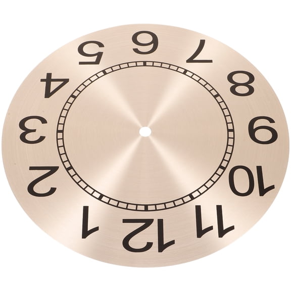 Worgeous Wall Clock Dial DIY Clock Dial Plate Replacement Clock Dial Digital Clock Dial Clock Accessory