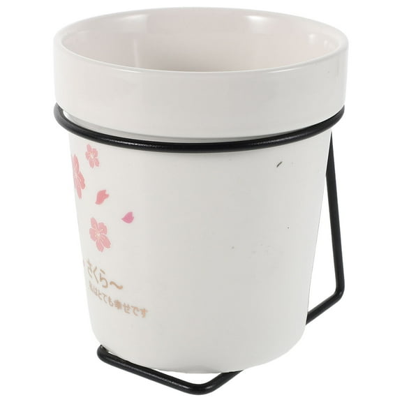 Worgeous Wall Mounted Draining Basket Silverware Storage Rack Ceramic Cooking Utensil Holder Hanging Cutlery Organizer for Modern Kitchen Tool Organization