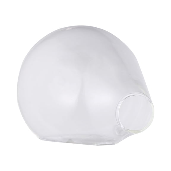 Worgeous Water Drop Shaped Glass Vase for Home Hydroponics Flowers and Fish Tank 10x15cm