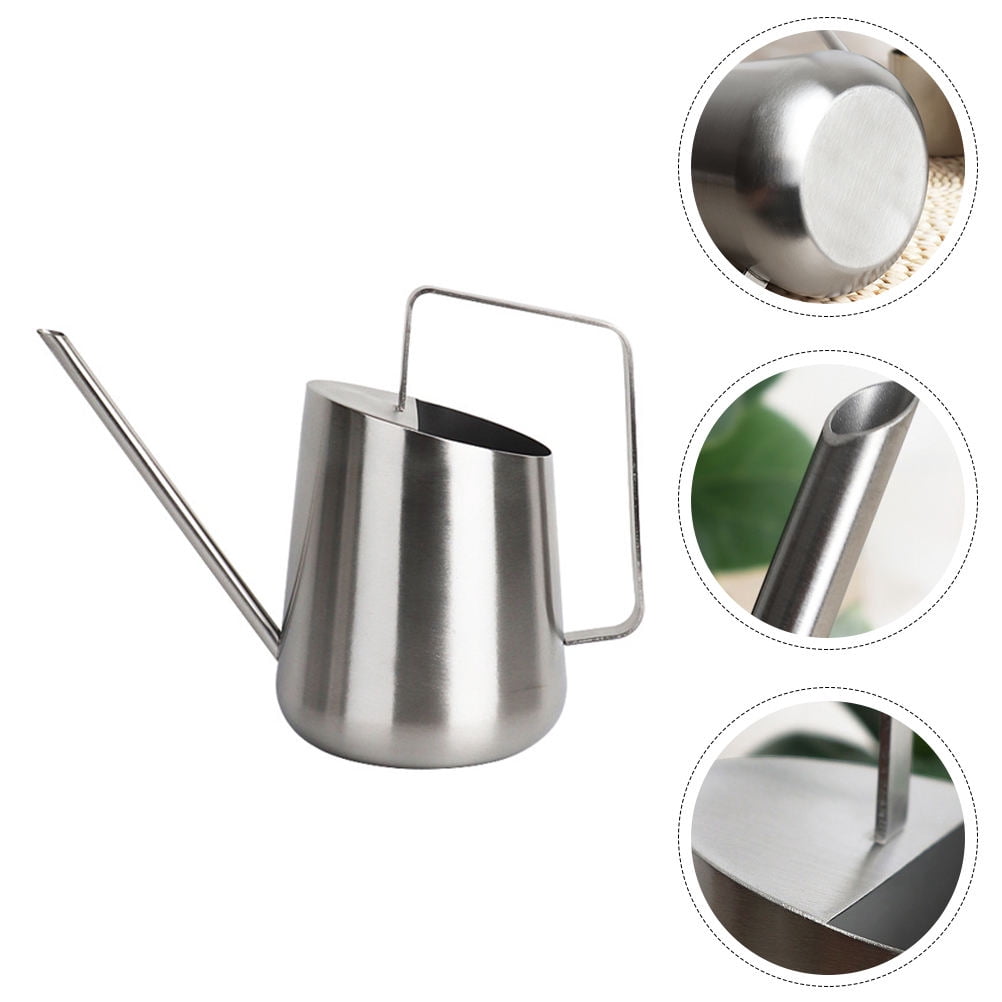 Worgeous Watering Can Stainless Steel Container Kettle Gardening Supply
