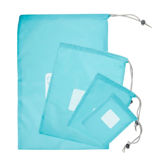 COSMOBETTY Waterproof Travel Pouches Drawstring Bags Households Home 4Pcs 200*150mm