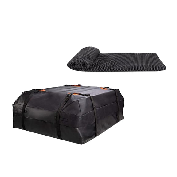 Phenofice Roof Cargo Bag Large Capacity Black Travel Luggage Carrier Set of 1