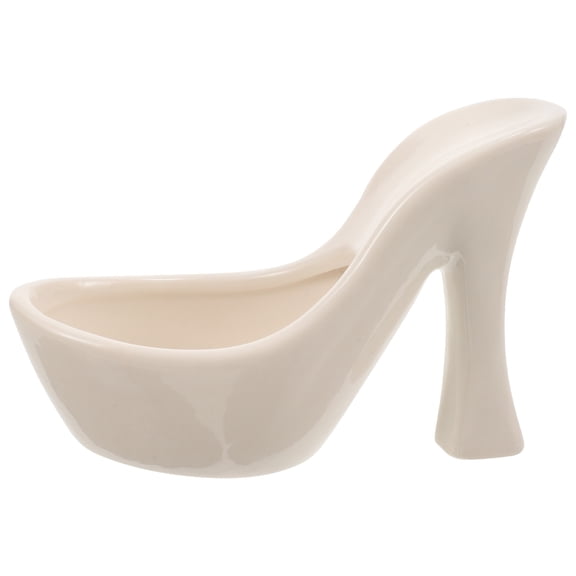 RENACLIPY White Ceramic Vase for Modern Home Decor and Office Decoration, Stylish Flower Pot