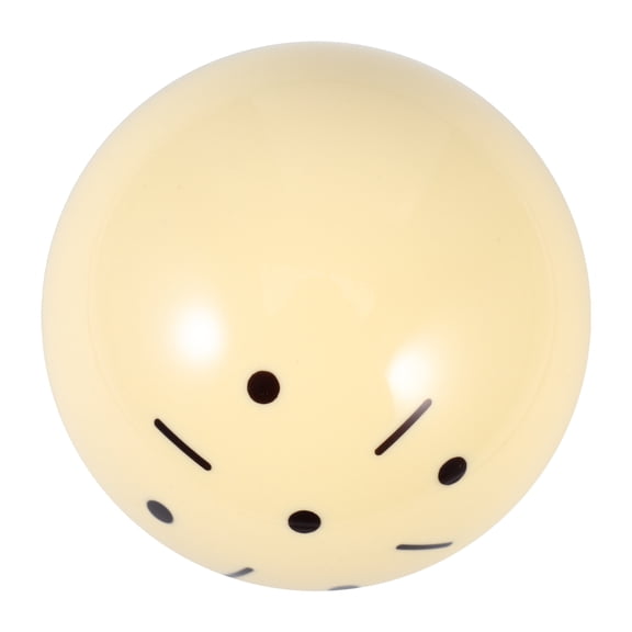 SKISUNO High Precision Beige Cue Ball for Chinese Billiards Durable Resin Billiard Training Size 2.5 Inch
