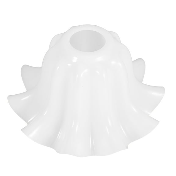 Worgeous White Flower Lamp Shades Plastic Lights Cover Hanging Lamp Shade For Ceiling Lights Wall Sconce Floor Lamp