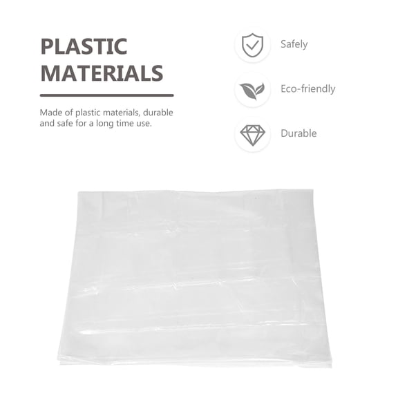 Worgeous White Greenhouse Film for Plant Durable Plastic Cover Lightweight Easy to Use 10ft x 25ft