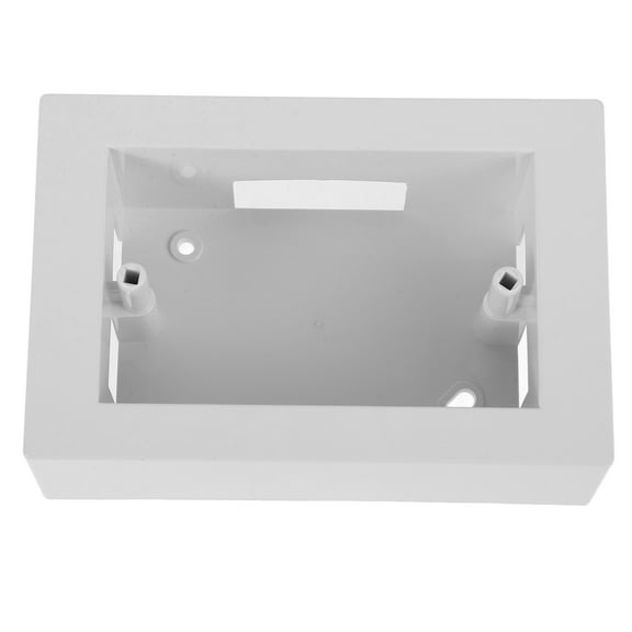 Worgeous Outlet Box Drywall Mount Socket Box White 1Pcs