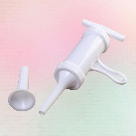 Worgeous White Sausage Stuffer Set for Making Homemade Sausages with PP Material Practical Kitchen Tool