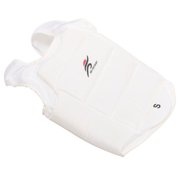 FONDOTIN Portable White Sponge Chest Protector for Boxing and Taekwondo Support