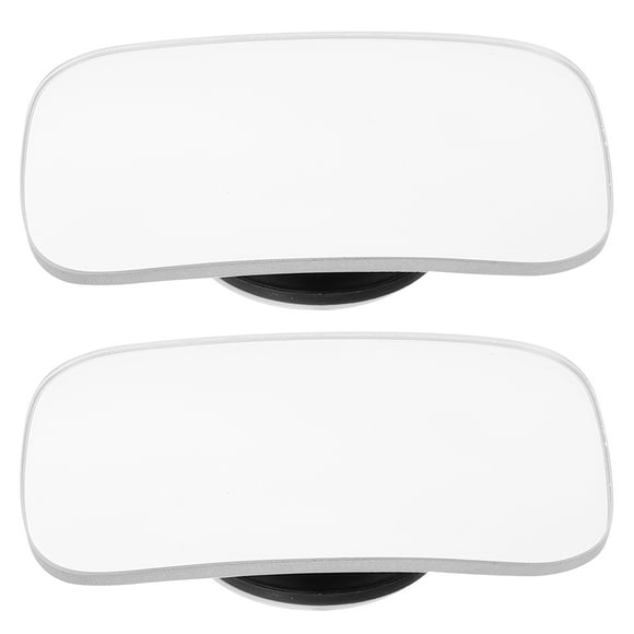 Worgeous Traffic Mirror Car Mounted Auxiliary Mirror Glass For Drivers 1 Pair