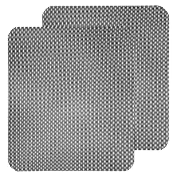 Worgeous Fade Resistance Car Window Film Black Pvc 1 Pair